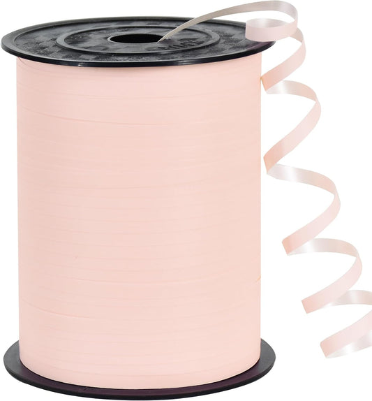 500 Yards Matte Baby Pink Curling Ribbon-Balloon String for Art&Craft Decor,Gift Wrapping,Ribbons and Bows for Girl's Baby Shower Wedding Valentines Mother's Day Supplies (Baby Pink)