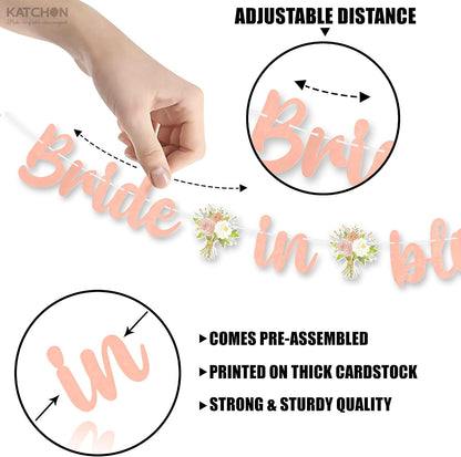 pre strung Bride in Bloom Banner with Hearts - 10 Feet