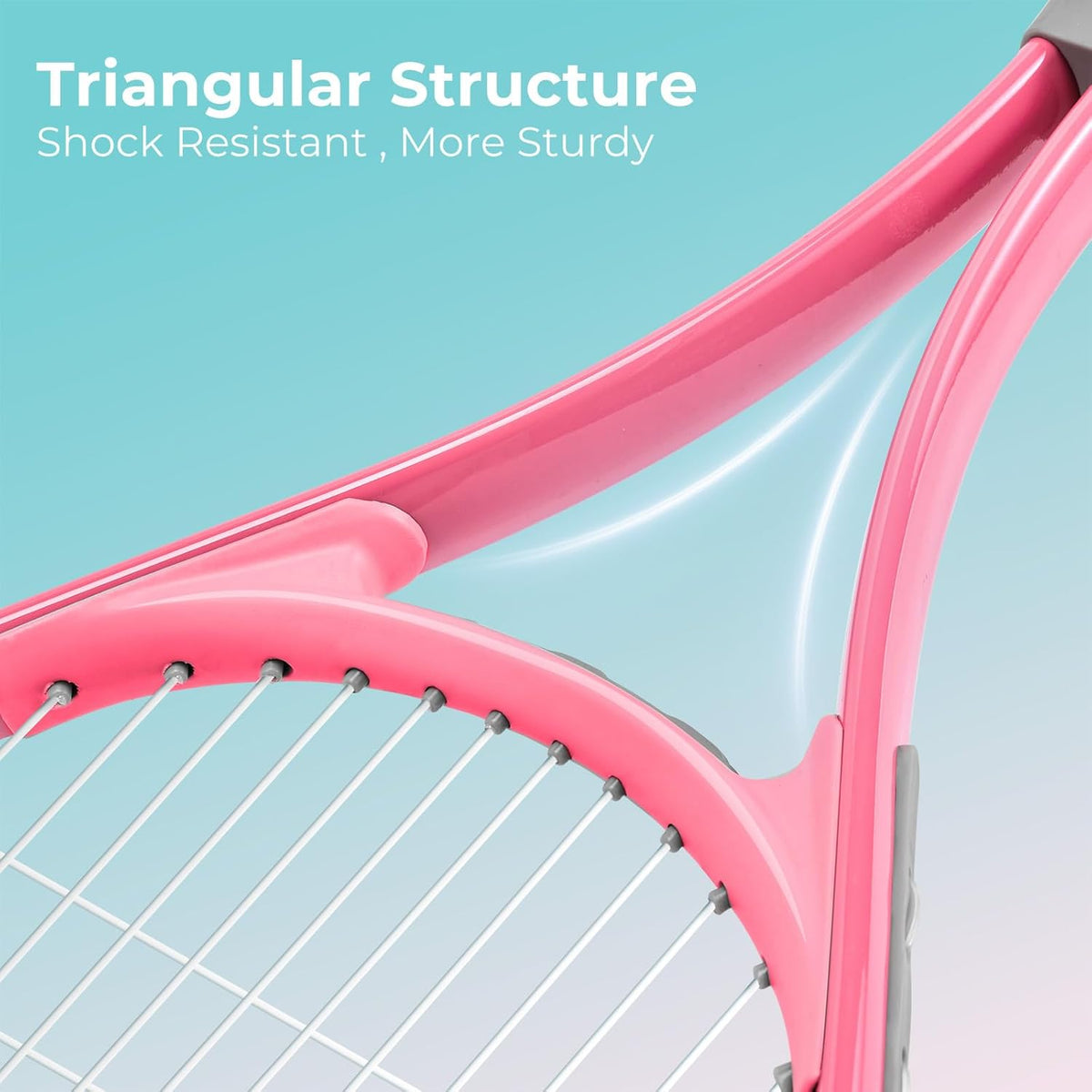 27-Inch Tennis Racket for Adults with Ball and Carry Bag