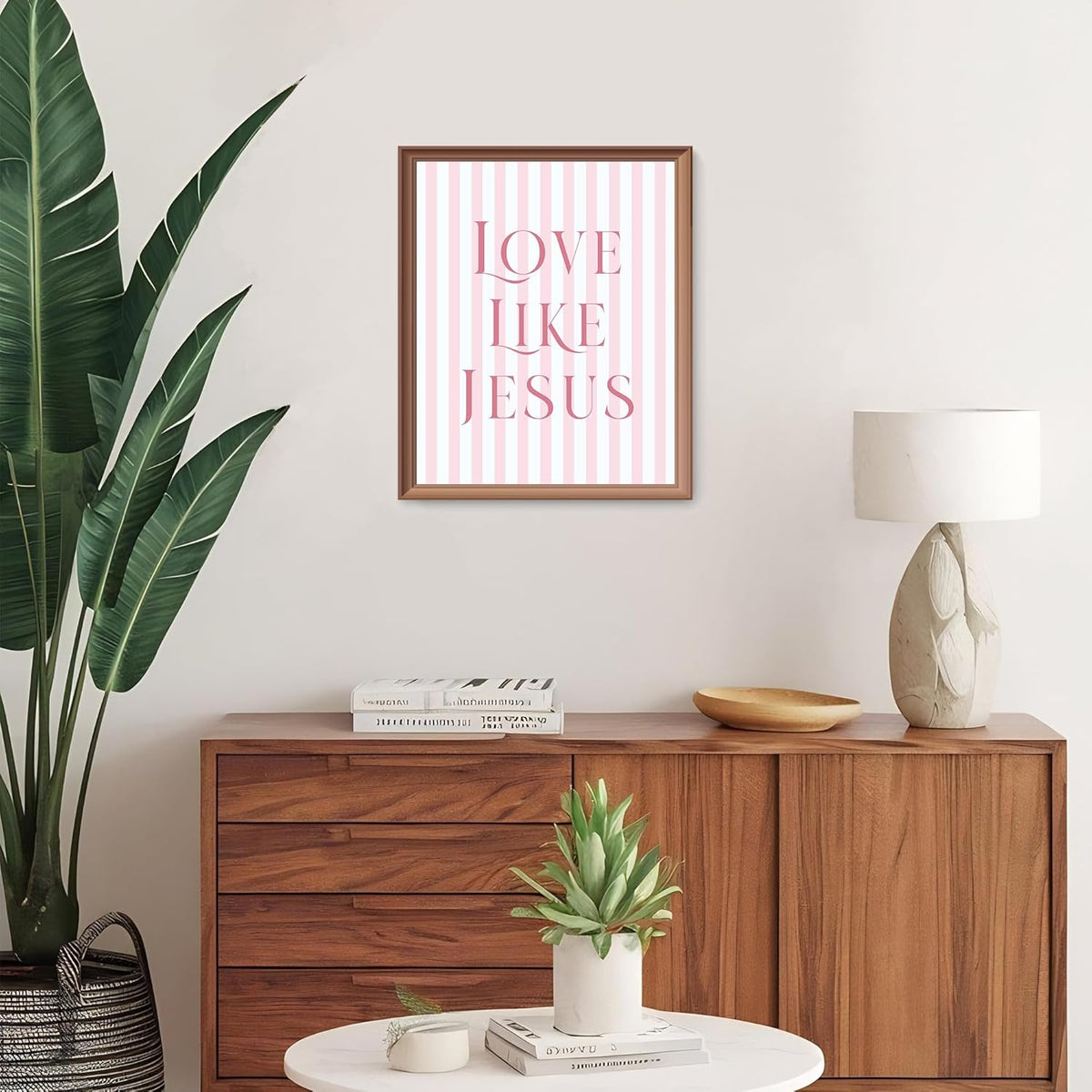 Coquette Pink Bow Jesus Wall Art Decor Posters, Light Pink Bow Christian Room Bedroom Bathroom Dorm Wall Art Decor Aesthetic for College Teen Girls Gifts, Inspirational Bible Verses Bow Wall Decor, 10x8 Inch Set of 4 Bow Pictures (UNFRAMED)