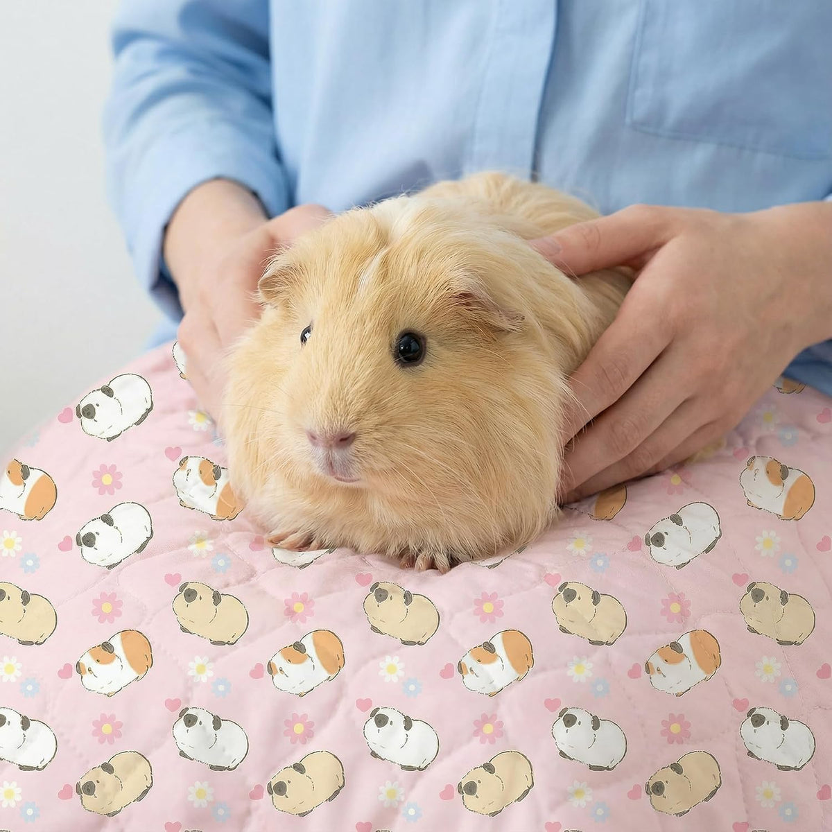 Guinea Pig Cage Liner, 59"x31" Bedding for C&C 2x4 Cage 2 Pack, Pink
