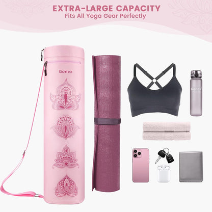 Yoga Mat Bag, Full-Zip Mat Carrier Pilates Mat Carry Bag for Woman