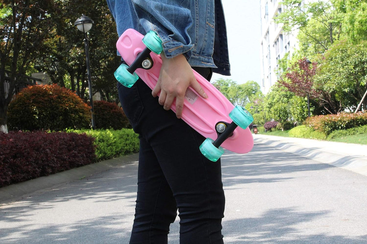 17inchX5inch Completed Skateboard Mini Cruiser Board with High Bounce PU Wheel