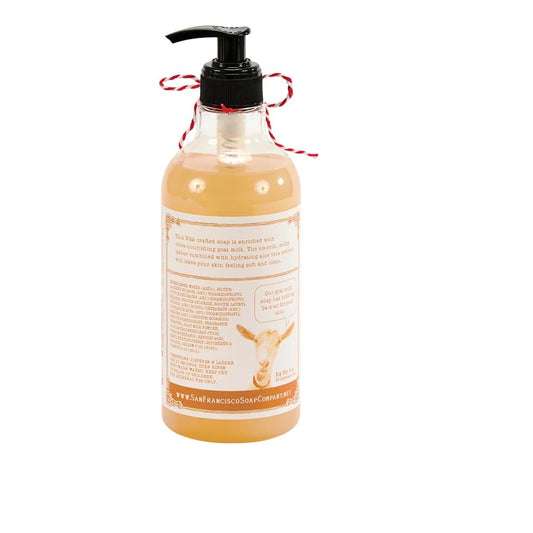 Clean & Caprine Goat Milk Hand Soap | Honey | Dye-Free Hand Soap | Enriched with Nourishing Goat Milk | Unisex Fragrance | 15.5 Fl oz