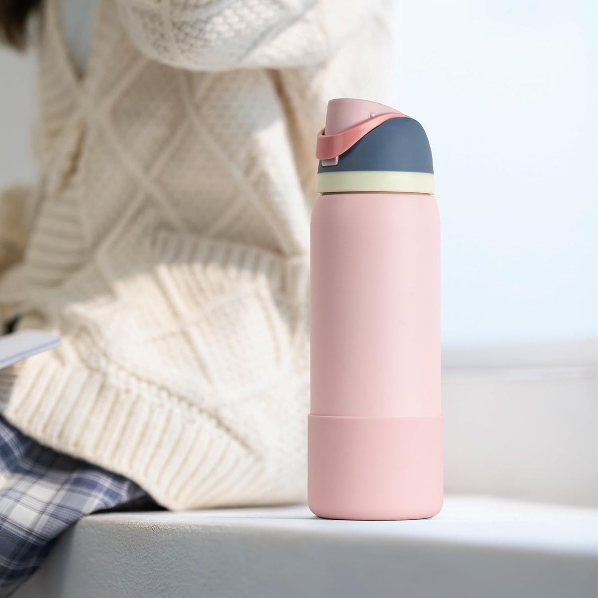 Silicone Boot for Owala 24/32/40 oz Water Bottle, Anti-Slip Protective Sleeve Bottom Cover for Owala Twist/FreeSip/Flip Stainless Steel Water Bottle