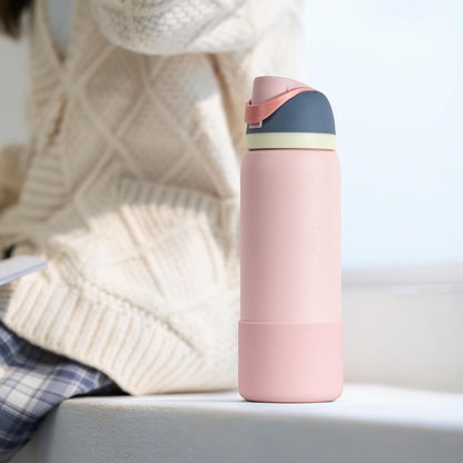 Silicone Boot for Owala 24/32/40 oz Water Bottle, Anti-Slip Protective Sleeve Bottom Cover for Owala Twist/FreeSip/Flip Stainless Steel Water Bottle