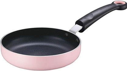 Kitchen Pots and Pans Frying Pan 14Cm Caliber Light Pink Lightweight Omelette Egg Pan Antiwarp Base Specialty Nonstick, Great for Egg Or Omelette Cooking Fryin