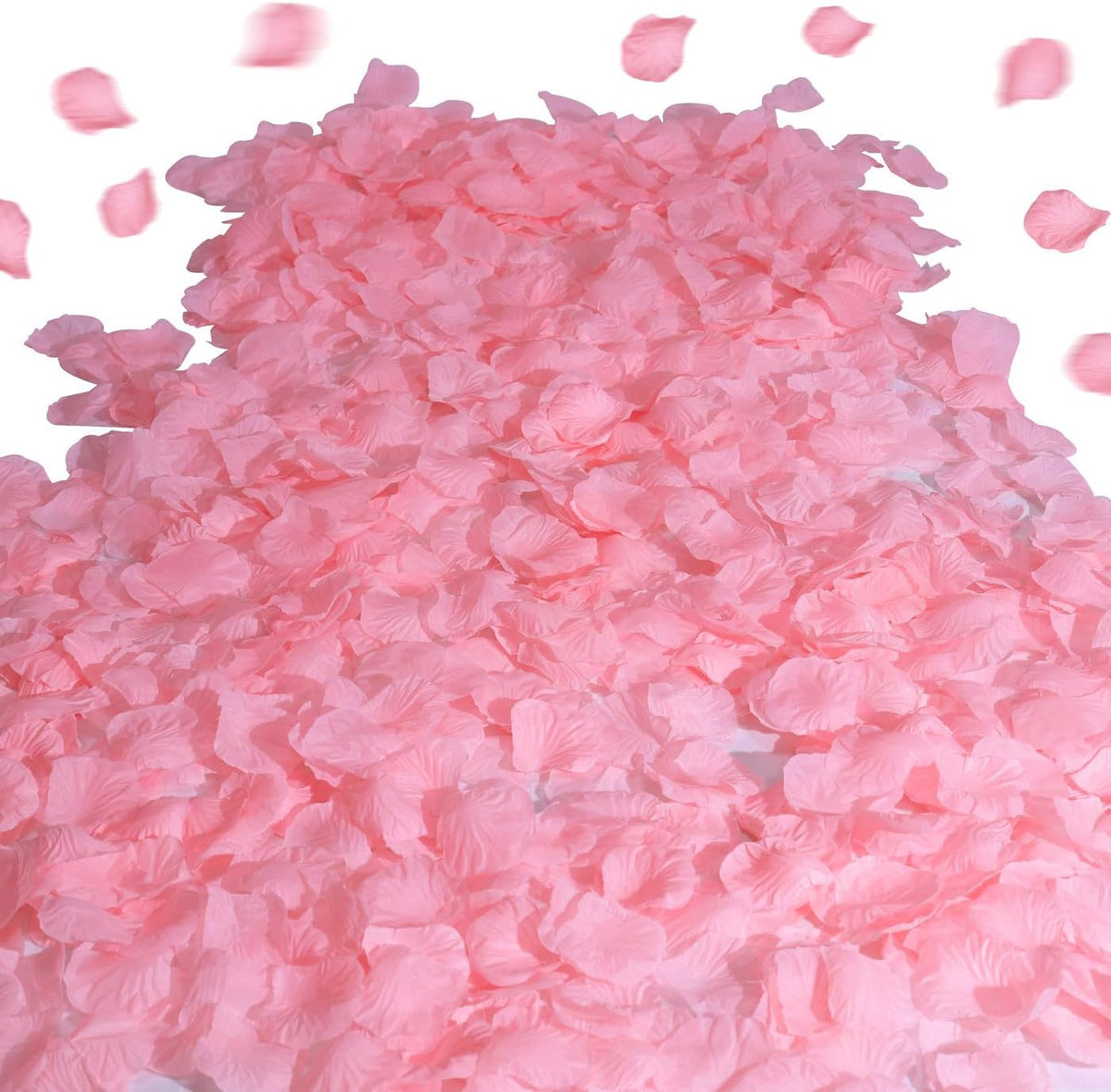 1500PCS Pink Rose Petals Silk Rose Petals for Romantic Night for Her Set Wedding,Party,Proposal Anniversary Decorations