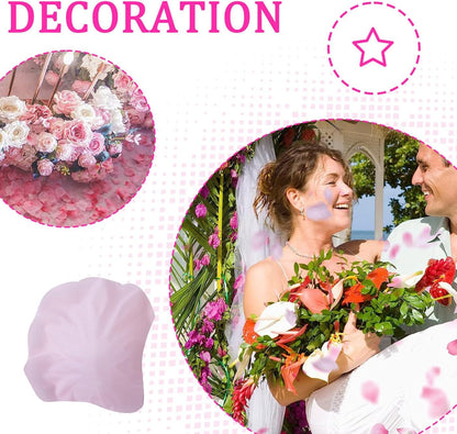 1500PCS Pink Rose Petals Silk Rose Petals for Romantic Night for Her Set Wedding,Party,Proposal Anniversary Decorations