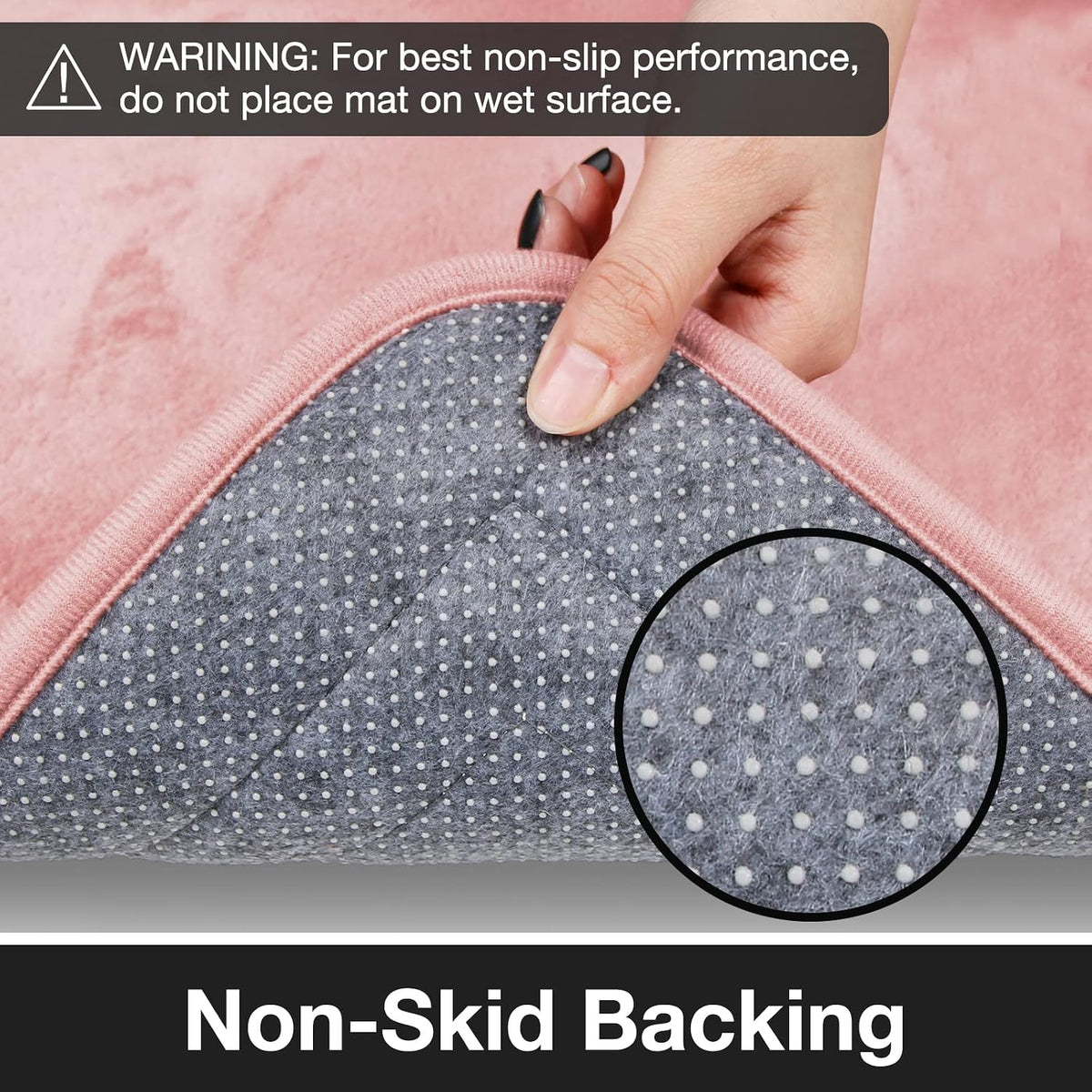 Light Pink Bathroom Runner Rugs Long Narrow Bath Mat Skinny Thin Bathmat