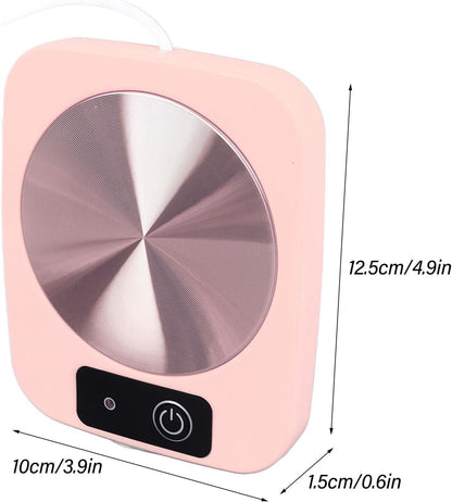 Smart Coffee Warmer, USB Powered Portable Mug Warmer Auto On Off Gravity Induction Mug Warmer for Heating Coffee Beverage Milk Tea (#1), Pink, Gavigainhxngbg972y-11