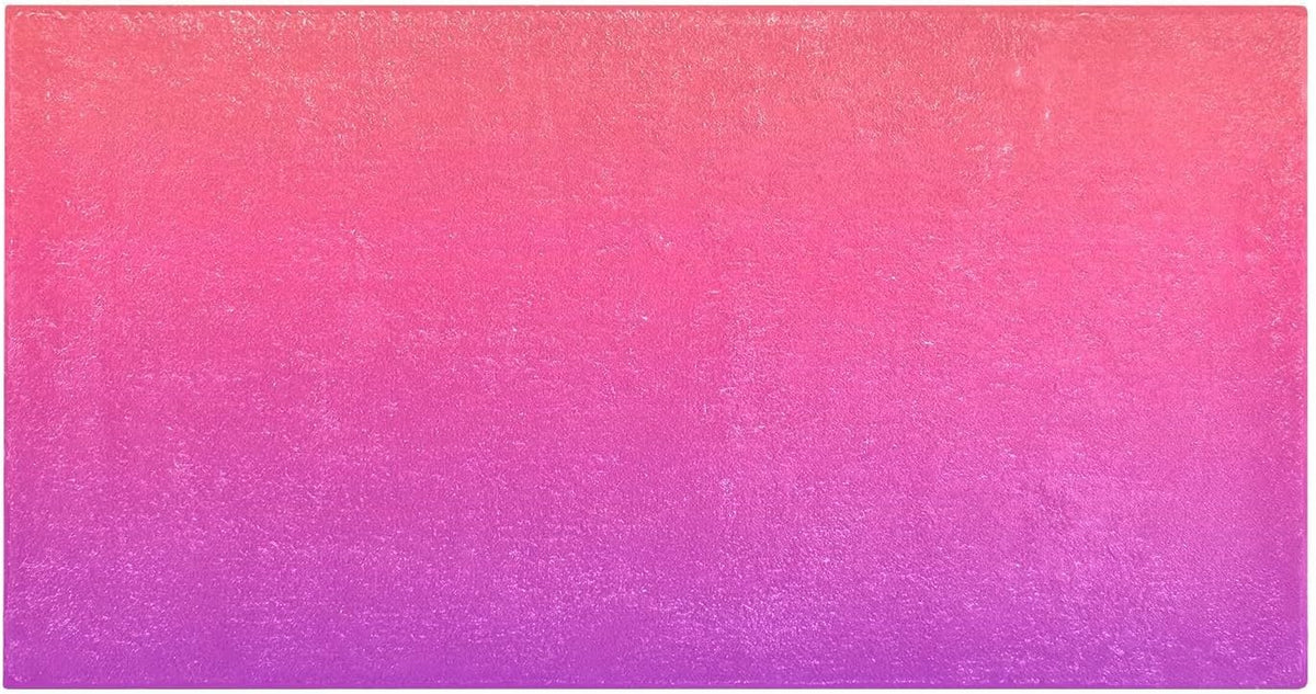 Bath Mat 39x20 Inch, Pink Solid Color Soft Absorbent Plush Rug, Non-Slip Washable Floor Mat for Bathroom Bedroom Kitchen Entryway Carpet