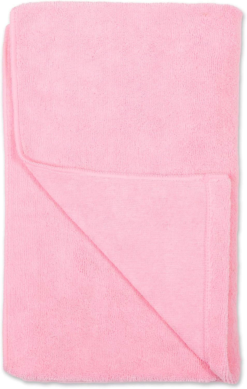 Pet Grooming Microfiber Towel, Embroidered Collection, X-Large,41x23.5", Pink