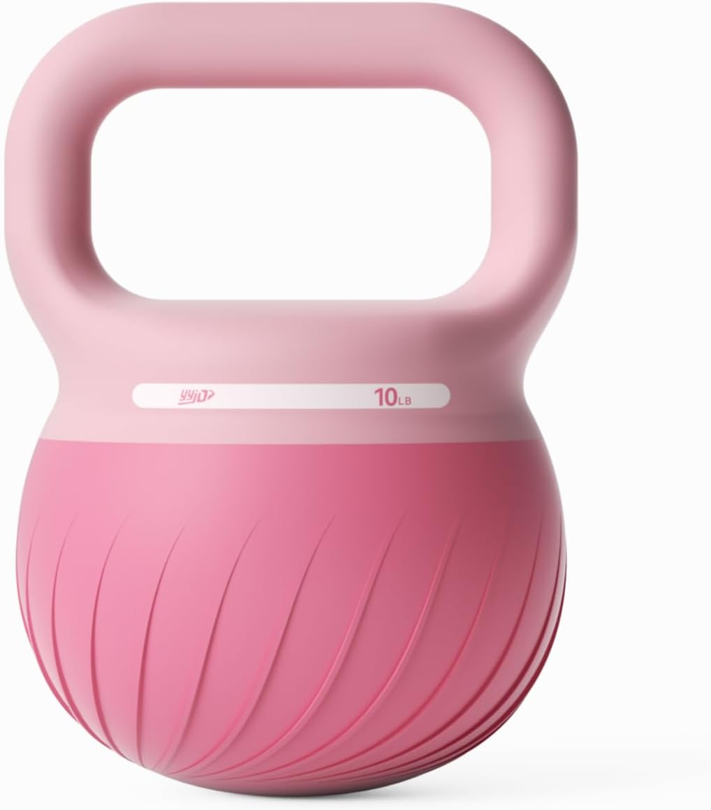Soft Kettlebell - Shook Resistance Base Anti-Slip, Wide-Grip Handle 5/10/15 LBS Weights Strength and Safety for Women and Men Workout- Color Coded