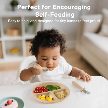 6 Pack Toddler Utensils, Children Safe Spoons and Forks Set