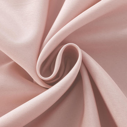 2-Pack 60x102 inch Dusty Pink Table Cloths, Solid Stain and Wrinkle Resistant Oblong Tablecloth, Premium Plain Weave Polyester Fabric Rectangle Table Linen Covers for Hotel, Wedding