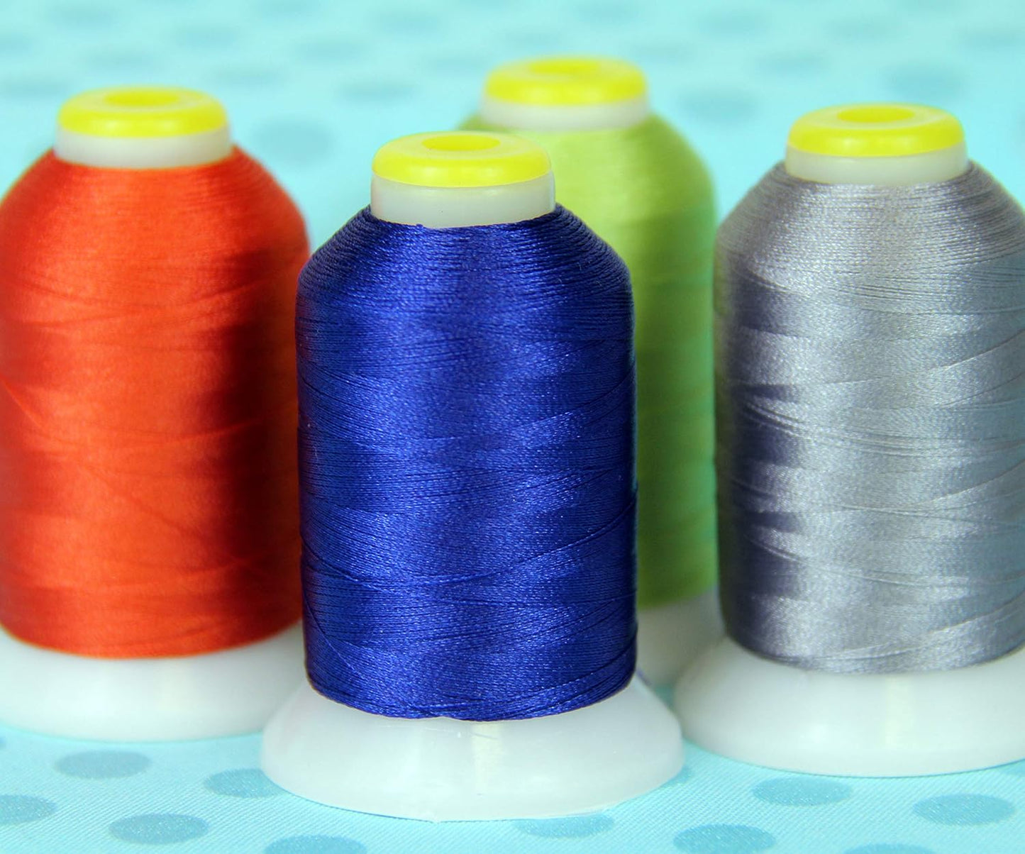 60wt Embroidery Bobbin Thread, 1000M, Pink | Lightweight bobbin thread for machine embroidery and sewing. Smooth 60wt thread helps designs stitch cleanly.