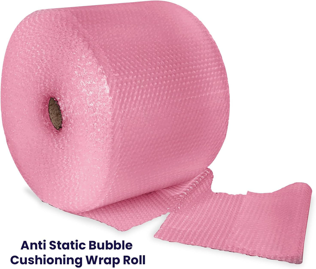 Anti-Static Bubble Roll Wrap 12" x 225', 2-Pack Perforated ESD Cushioning