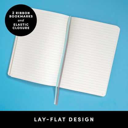 Lined Journal Notebook, Hardcover Journal for Women & Men, 252 Pages, (5.6 in x 8 in), College Ruled Journaling Notebook for Work, School Supplies & Note Taking, (Blush)