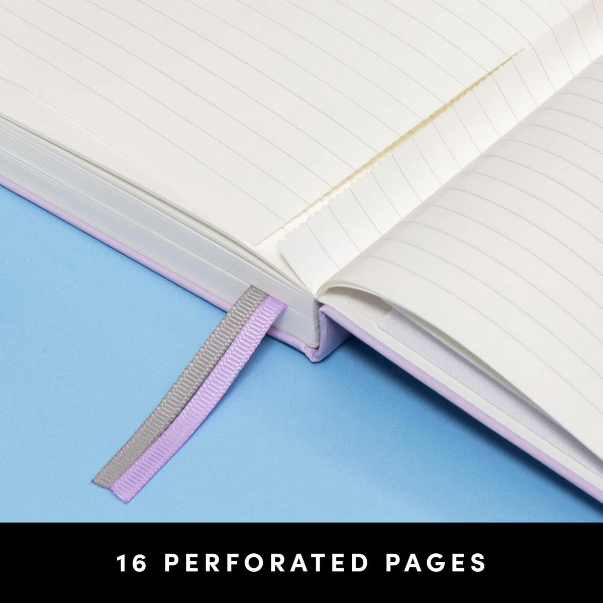 Lined Journal Notebook, Hardcover Journal for Women & Men, 252 Pages, (5.6 in x 8 in), College Ruled Journaling Notebook for Work, School Supplies & Note Taking, (Blush)