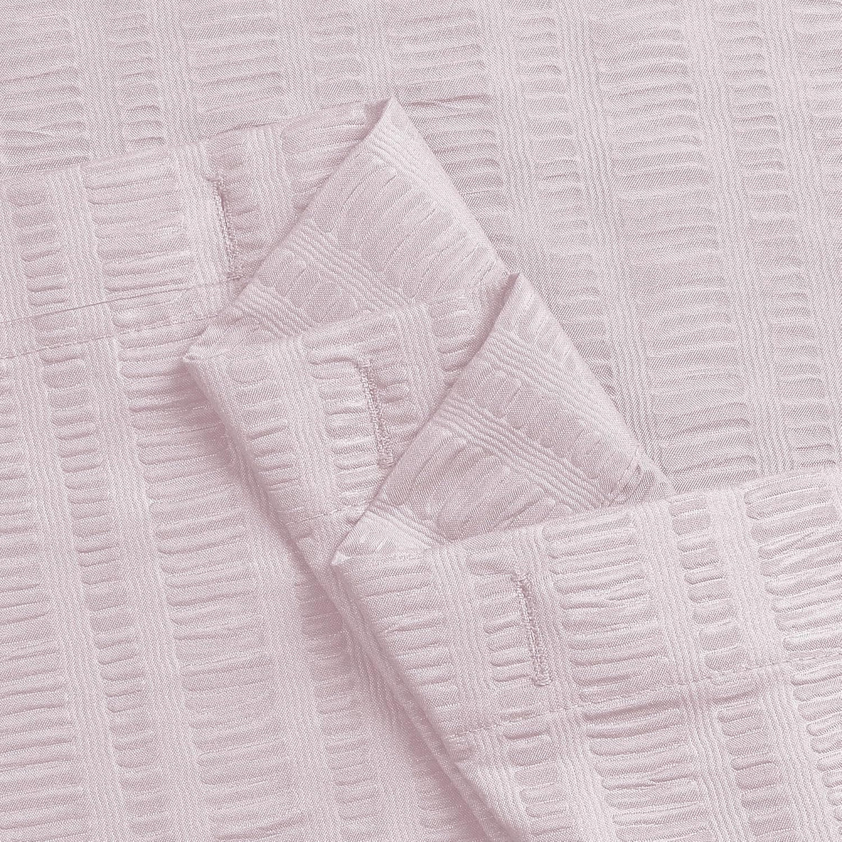 Moga Pink Shower Curtain, Pink Bathroom Curtain with Textured, Embossed Fabric Shower Curtain, Hotel Quality Bathroom Shower Curtains, 72 x 72 Inches
