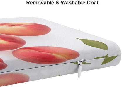 Pink Peach Seat Cushion, Chair Cushion with Zipper and Removable, Machine-Washable Cover,Chair Pad for Bedroom Kitchen Dining Room