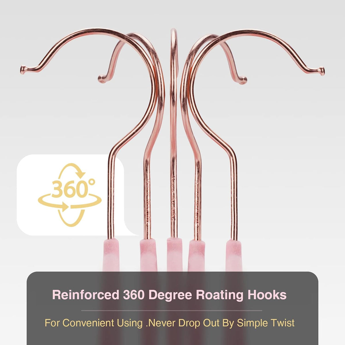 Velvet Hangers 50 Pack,Pink Felt Hangers,Durable Non Slip Hangers
