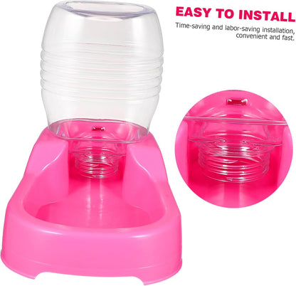 Pet Water Feeder 500ml Automatic Drinking Bowl for Dog Puppy