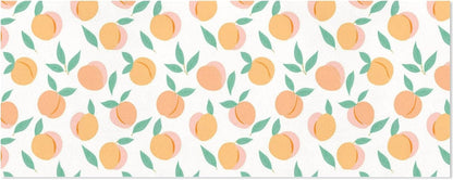 2 Rolls Birthday Wrapping Paper Roll - Peach Fruit Pattern Design Gift Wrap Perfect for Weddings, Brides, Holidays, Baby Showers - 58 x 22.8 inches