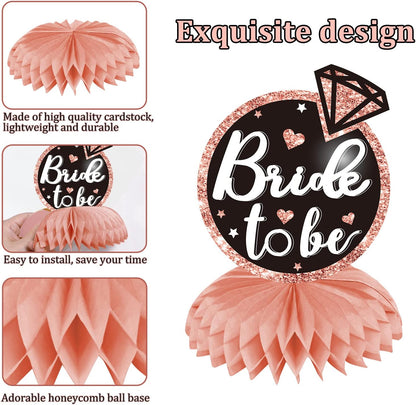 Bachelorette Party Decorations Bride To Be Honeycomb Centerpieces 8Pcs