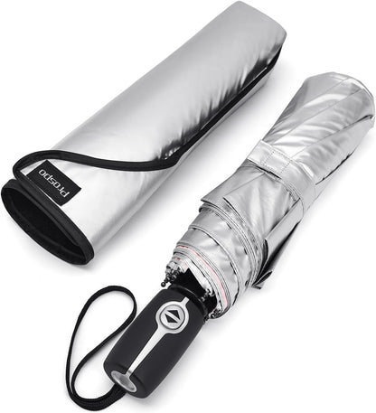 46 Inch UPF 50+ UV Protection Umbrella for Sun & Rain