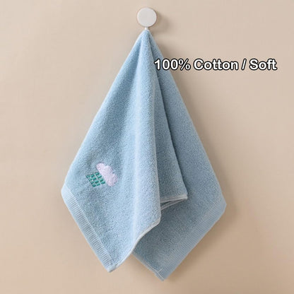 Bathroom Hand Towels Set of 4,Soft Hand Towel Soft Cotton Towel Highly Absorbent Hand Towel, Hand Towels for Bath,Kitchen, Face, Gym and Spa, Size 14" x 29"(Pink/Gray/Green/White)