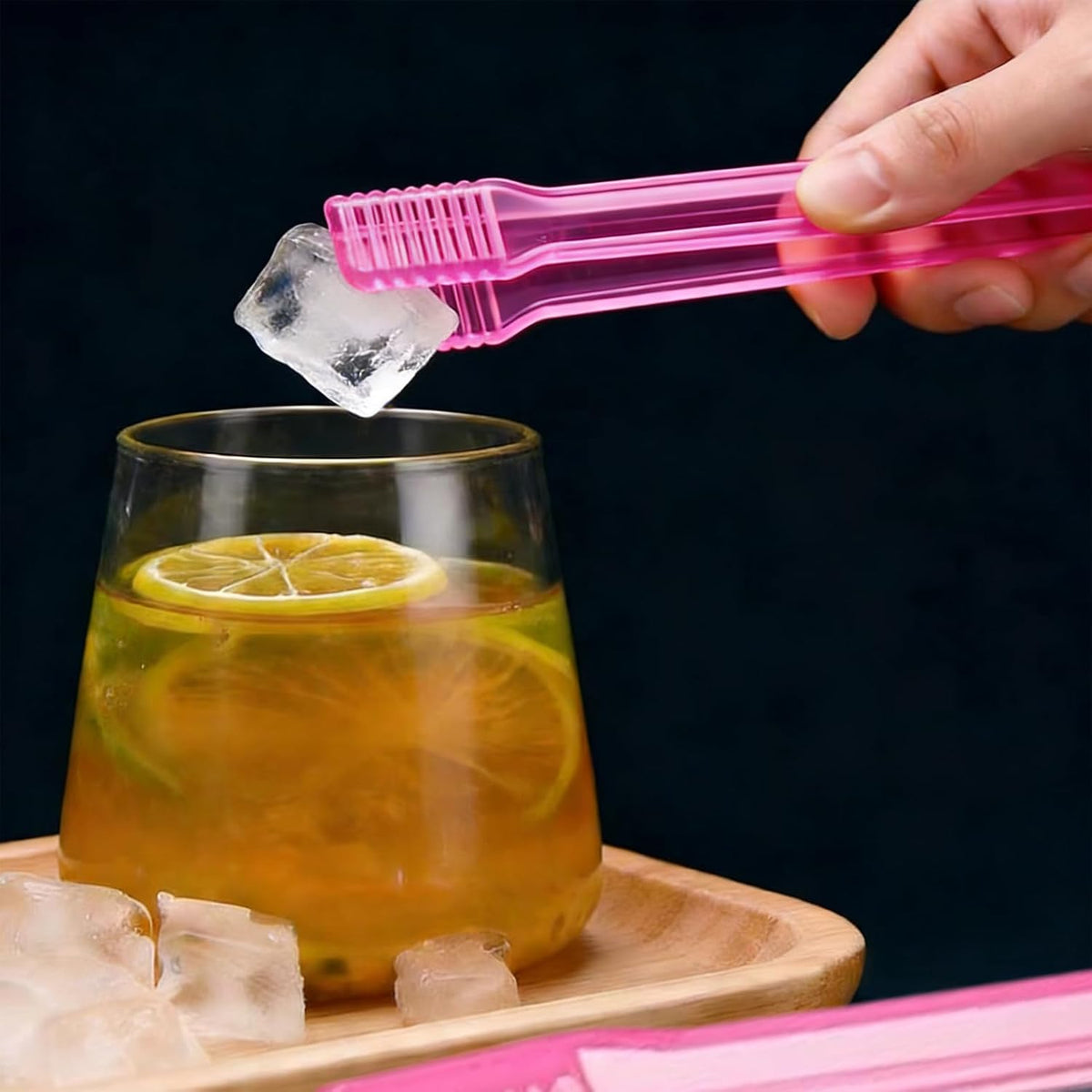 6.3 Inch Plastic Serving Tongs, 10Pcs