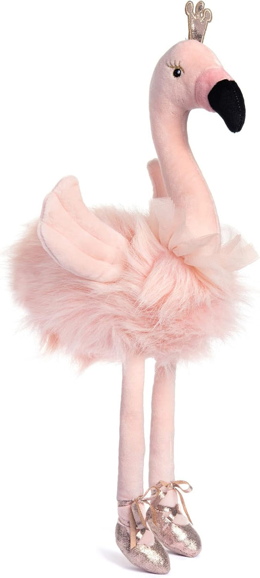 Ballerina Flamingo Stuffed Animal – 16.5” Plush Pink Flamingo with Tutu – Cute Ballet Gift for Girls