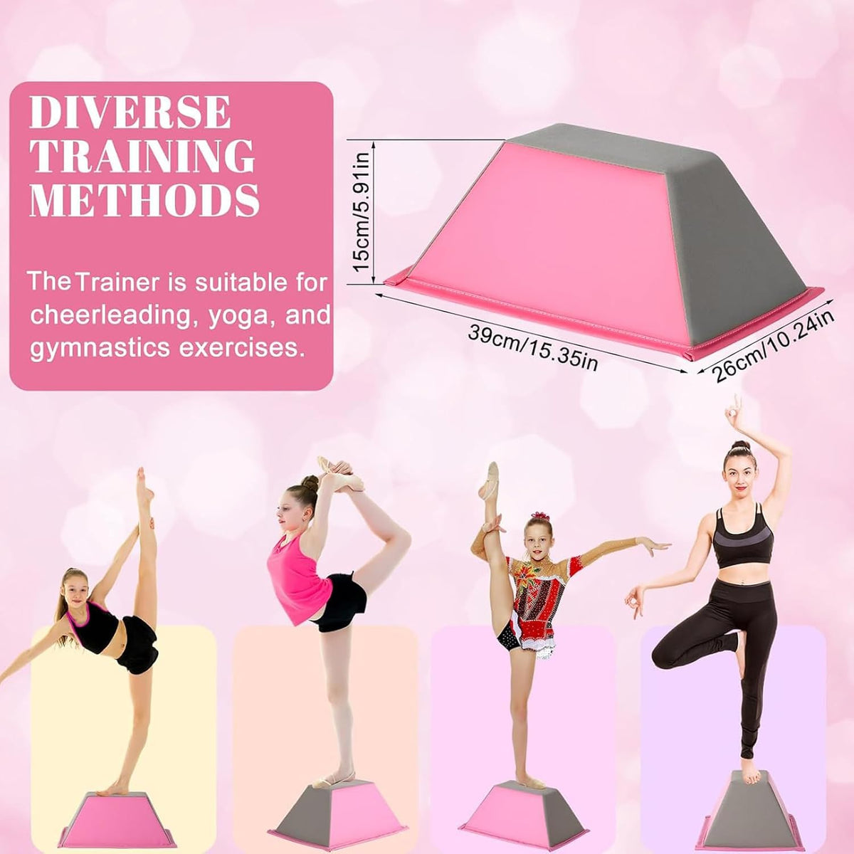 Seenelling 9pcs Stunt Cheer Flyer Training, Flyer Stand Cheer