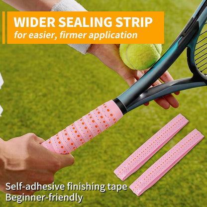 2 Pcs Tennis Racket Grip Tape, Badminton Grip Tape, Anti-Slip, Absorbent, Breathable Racket Overgrip Tape