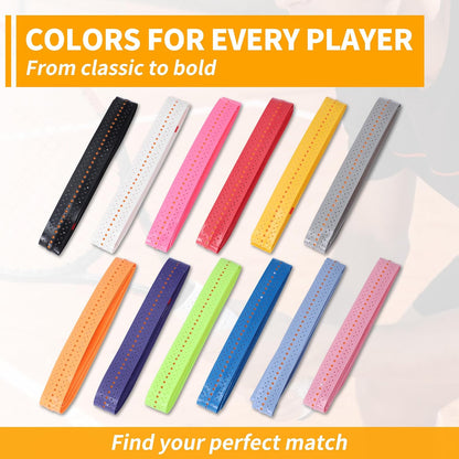 2 Pcs Tennis Racket Grip Tape, Badminton Grip Tape, Anti-Slip, Absorbent, Breathable Racket Overgrip Tape