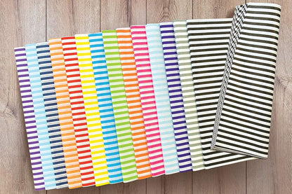 Light Pink Pin Stripe Print Gift Wrap Tissue Paper Size: 15 Inch X 20 Inch | Count: 100 Sheets | Color: Light Pink Pin Stripe