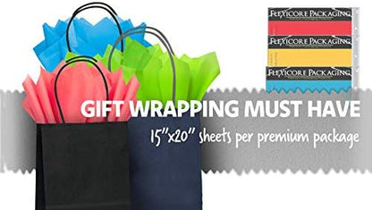 Light Pink Pin Stripe Print Gift Wrap Tissue Paper Size: 15 Inch X 20 Inch | Count: 100 Sheets | Color: Light Pink Pin Stripe