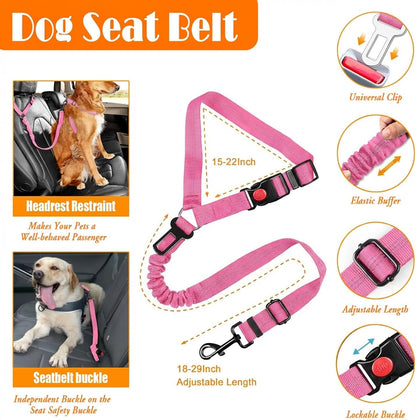 LOBEVE No Pull Dog Harness, Collar & Leash Set with Travel Accessories