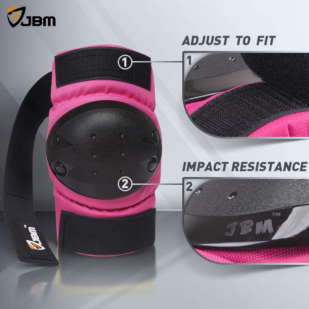 Adult & Kids Knee Pads Elbow Pads and Wrist Guards for Inline Skating, Roller Skating, Skateboarding, Scootering
