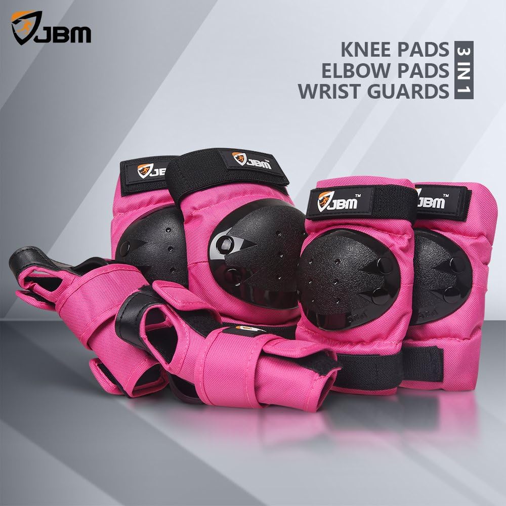 Adult & Kids Knee Pads Elbow Pads and Wrist Guards for Inline Skating, Roller Skating, Skateboarding, Scootering