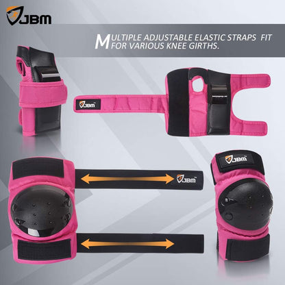 Adult & Kids Knee Pads Elbow Pads and Wrist Guards for Inline Skating, Roller Skating, Skateboarding, Scootering