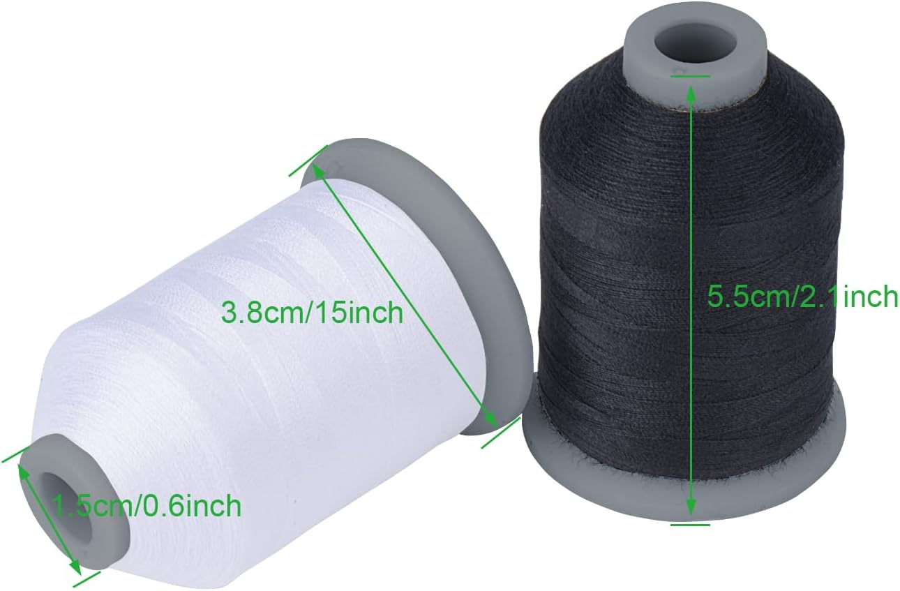 All Purposes Sewing Thread, 12 Spools Size 40D/2 Polyester Thread for Sewing, Quilting & Sewing Machine - Handy Polyester Sewing Threads for Sewing Machine (Pink)