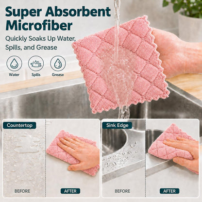 12 Pack Dish Cloths for Washing Dishes