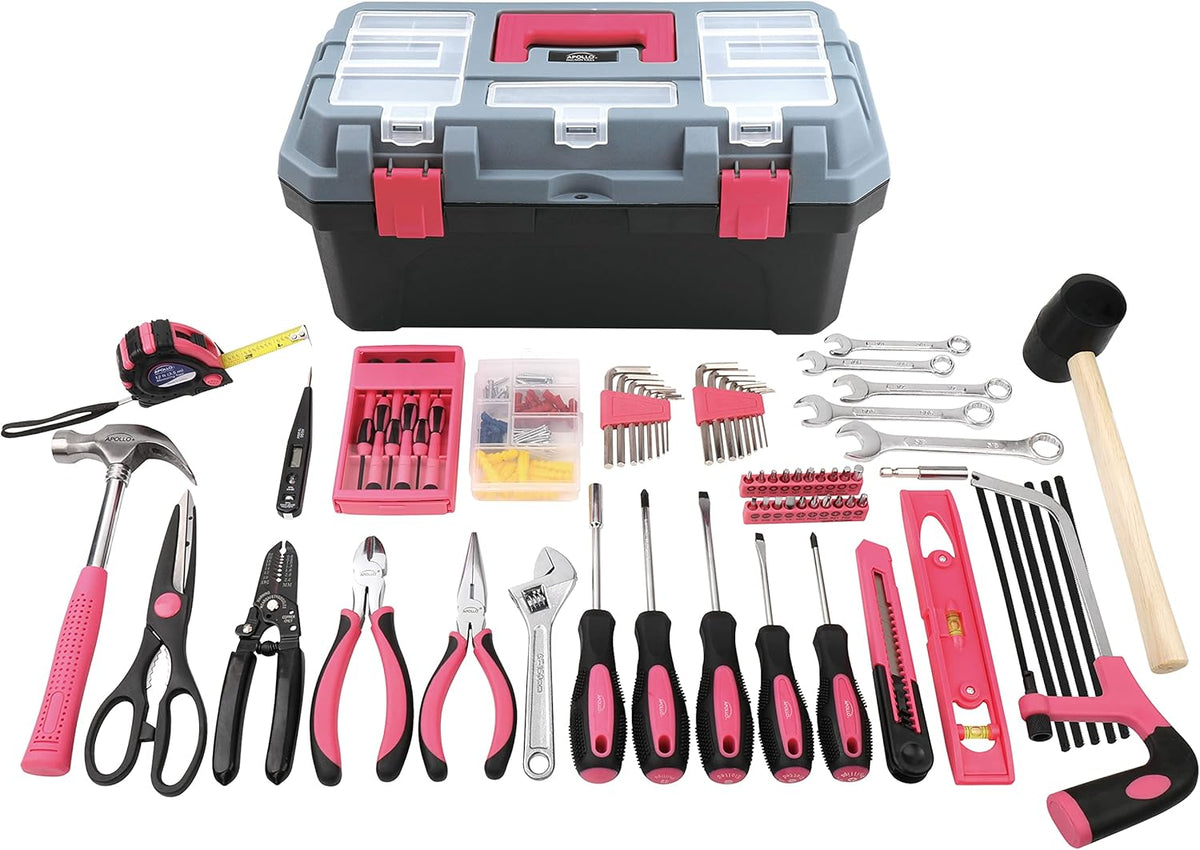 170 Piece Household Tool Kit, Pink DT7103P