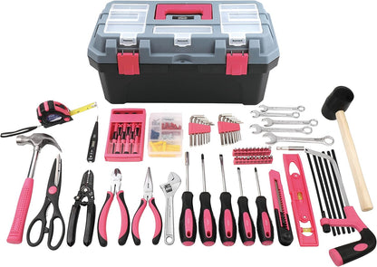 170 Piece Household Tool Kit, Pink DT7103P
