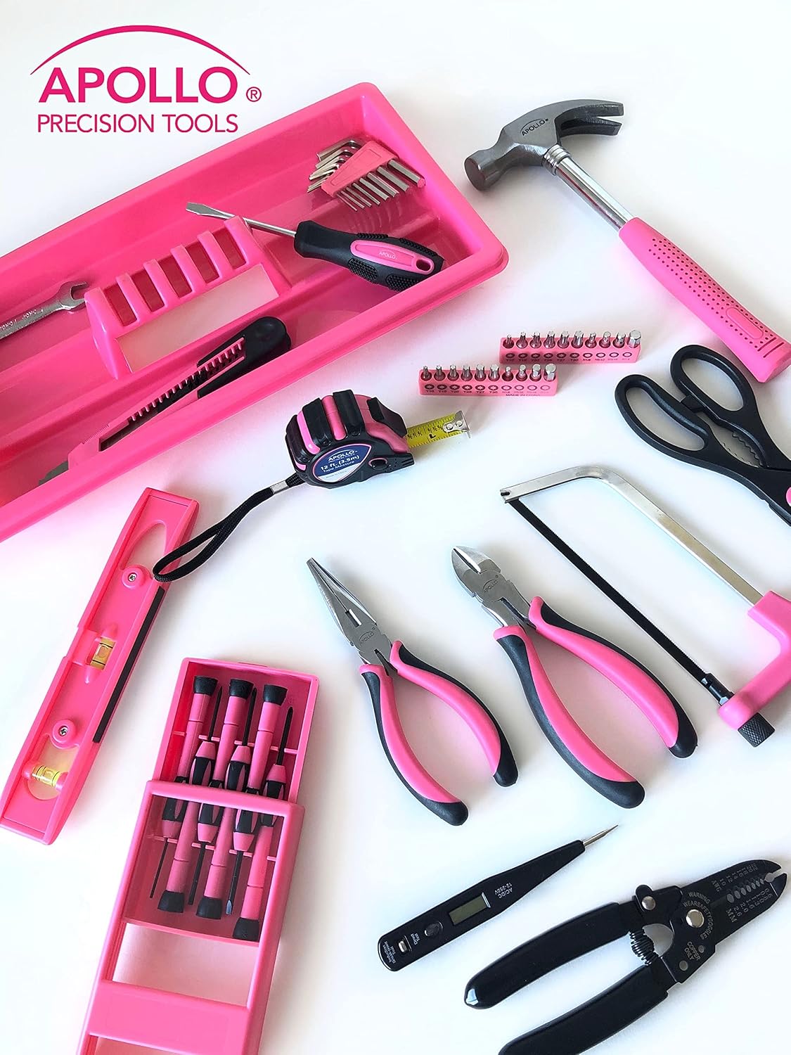 170 Piece Household Tool Kit, Pink DT7103P