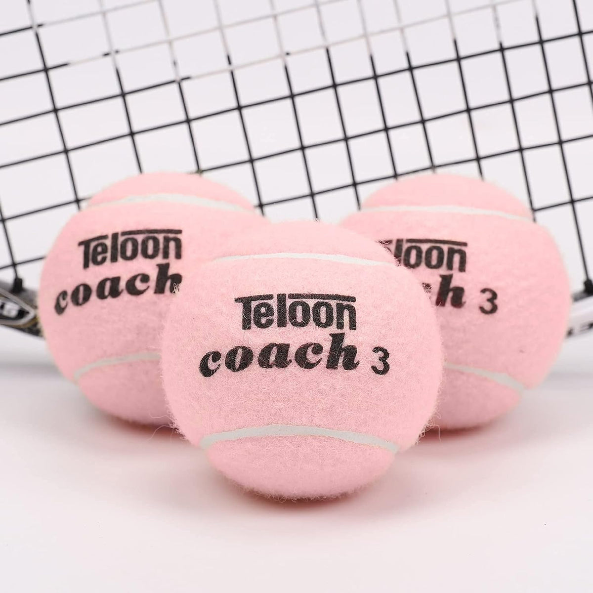 Pressure Training Tennis Balls-12 or 18 Count-Mesh Carry Bag，4 Colors Available，Pressureless Training Exercise Tennis Balls for Beginners.