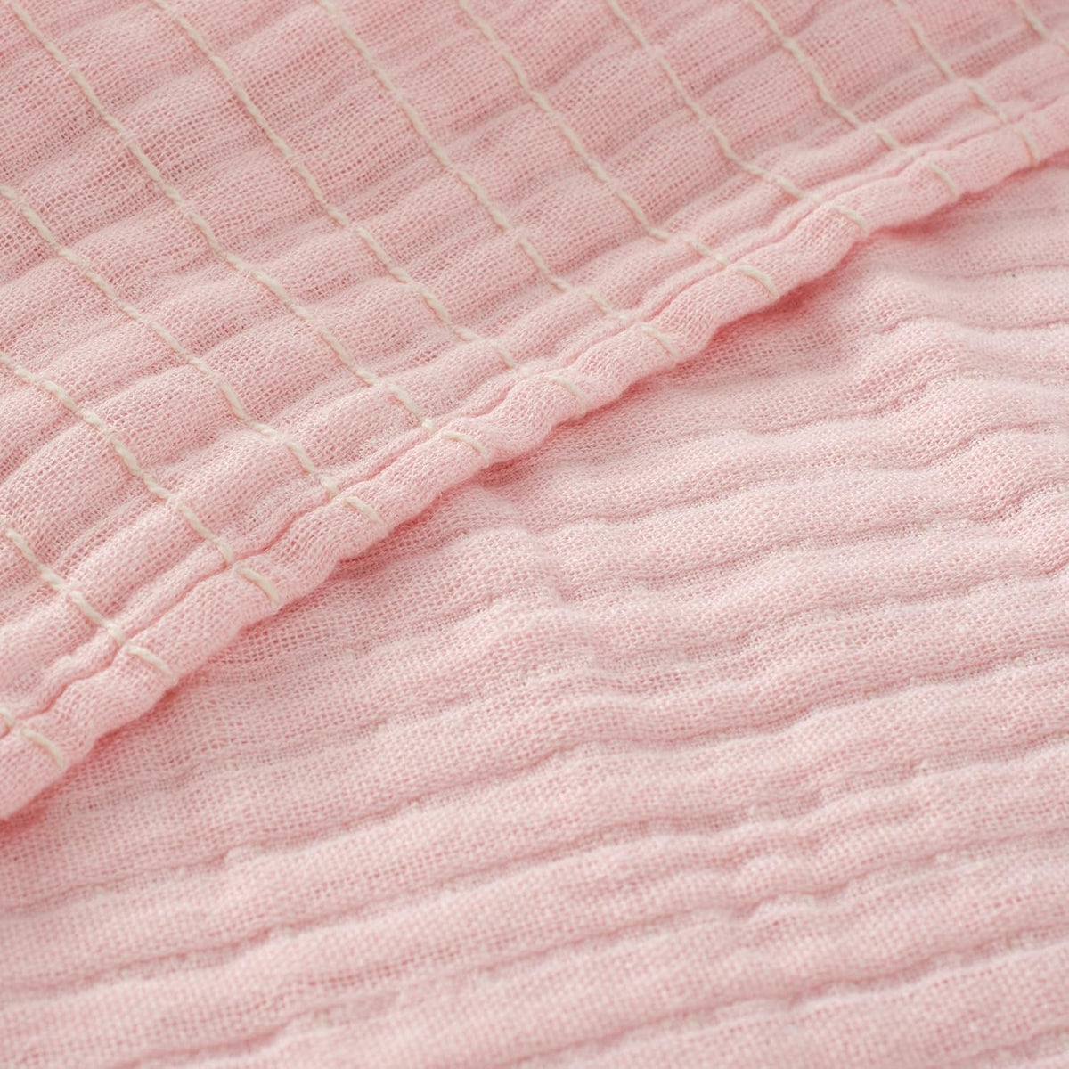 100% Cotton Muslin Bed Blanket Queen Size Throw Blanket for Couch